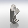 Clamp Double Claw ISO-K, Zinc Plated