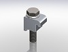 Clamp Single Wall ISO-K, Aluminium